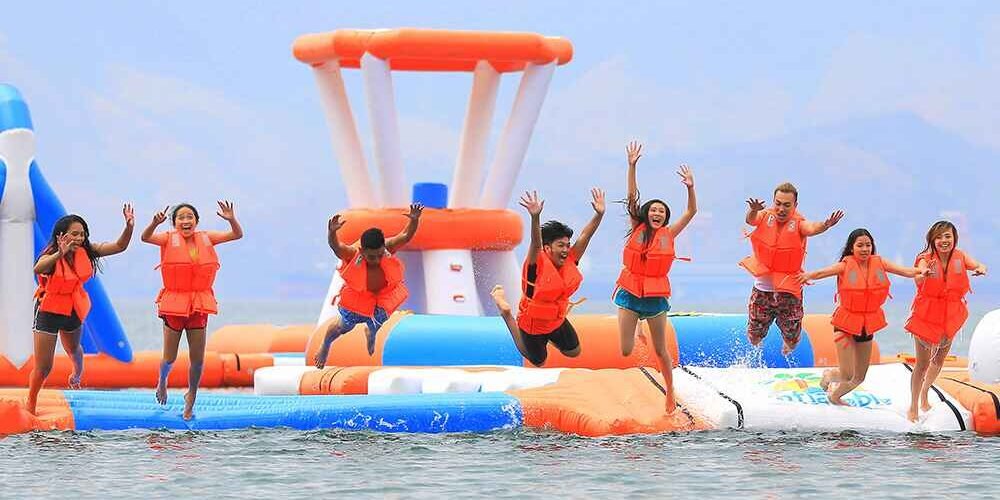 Inflatable Island Day Tour Package (with RT Land Transfers)